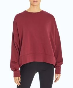 Marika | Windsor Wine Boxy Alondra Sweatshirt - Women