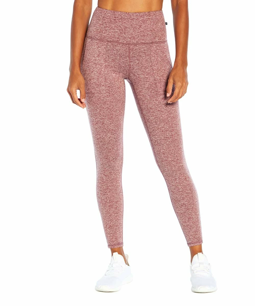 Marika | 27'' Heather Windsor Wine Michelle Pocket Leggings - Women 4 Marika | 27'' Heather Windsor Wine Michelle Pocket Leggings - Women - Image 2