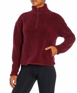 Marika | Windsor Wine Sherpa Tammy Quarter-Zip Pullover - Women