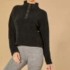 Marika | Black Sherpa Tyra Crop Pullover - Women 1 Marika | Black Sherpa Tyra Crop Pullover - Women -Outlet Marika Store zu100525574 main tm1651166925