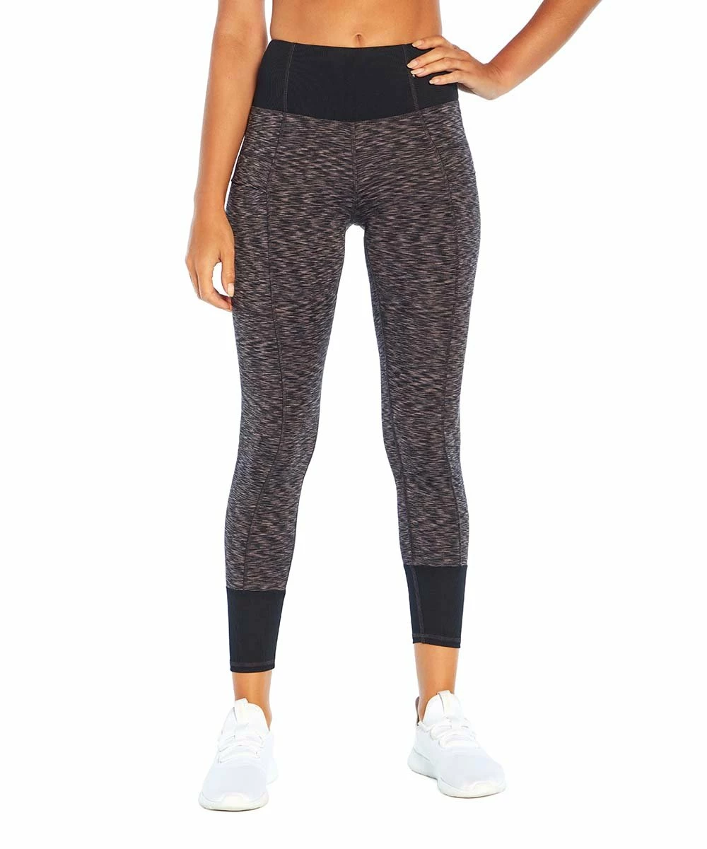 Marika | 27'' Black Static Space-Dye Taylor Pocket Leggings - Women 6 Marika | 27'' Black Static Space-Dye Taylor Pocket Leggings - Women - Image 4