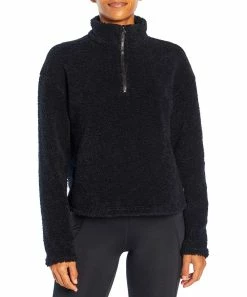 Marika | Black Sherpa Tammy Quarter-Zip Pullover - Women -Outlet Marika Store zu100525651 alt 1 tm1634322891