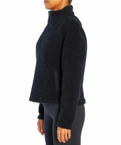 Marika | Black Sherpa Tammy Quarter-Zip Pullover - Women -Outlet Marika Store zu100525651 alt 2 tm1634322891