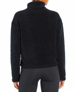 Marika | Black Sherpa Tammy Quarter-Zip Pullover - Women -Outlet Marika Store zu100525651 alt 3 tm1634322891