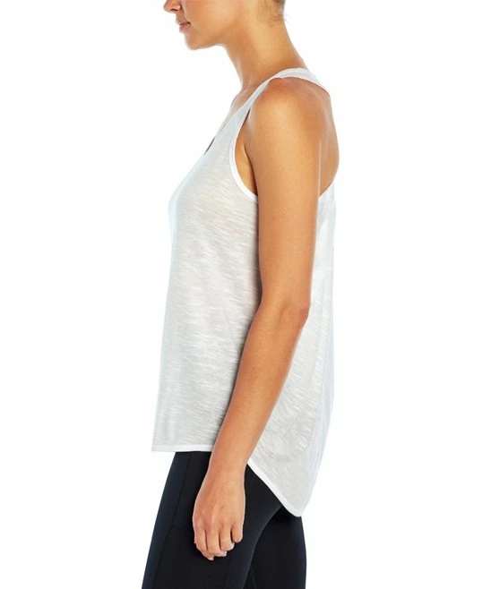 Marika | White Megan Racerback Tank - Women 5 Marika | White Megan Racerback Tank - Women - Image 3