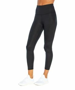 Marika | 25'' Black Linear Floral Contender Compression Leggings - Women -Outlet Marika Store zu100534601 alt 2 tm1634387759