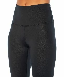 Marika | 25'' Black Linear Floral Contender Compression Leggings - Women -Outlet Marika Store zu100534601 alt 5 tm1634387759