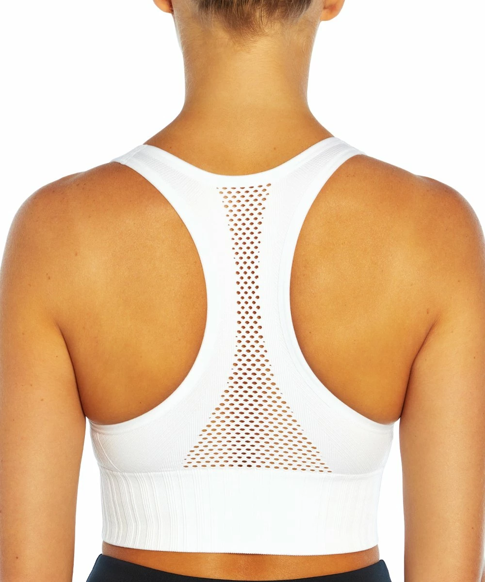 Marika | White Cathy Seamless Racerback Sports Bra 3 Marika | White Cathy Seamless Racerback Sports Bra