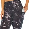 Marika | 25'' Graystone & Pink Abstract High-Waist Pocket Ankle Leggings - Women -Outlet Marika Store zu100980930 alt 1 tm1641425623