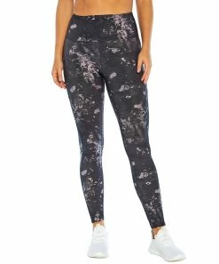 Marika | 25'' Graystone & Pink Abstract High-Waist Pocket Ankle Leggings - Women -Outlet Marika Store zu100980930 alt 2 tm1641425623