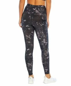 Marika | 25'' Graystone & Pink Abstract High-Waist Pocket Ankle Leggings - Women -Outlet Marika Store zu100980930 alt 3 tm1641425623