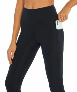 Marika | Black & Turbulence 25'' High-Waist Pocket Leggings Set - Women -Outlet Marika Store zu101181050 alt 2 tm1636134172