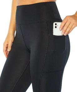 Marika | Black & Midnight Blue 25'' Flat Ankle Leggings Set - Women -Outlet Marika Store zu101187639 alt 4 tm1638993893