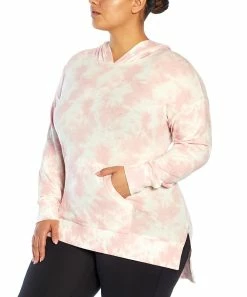 Marika | Ballet Slipper Ripple Tie-Dye Ella Hoodie - Plus