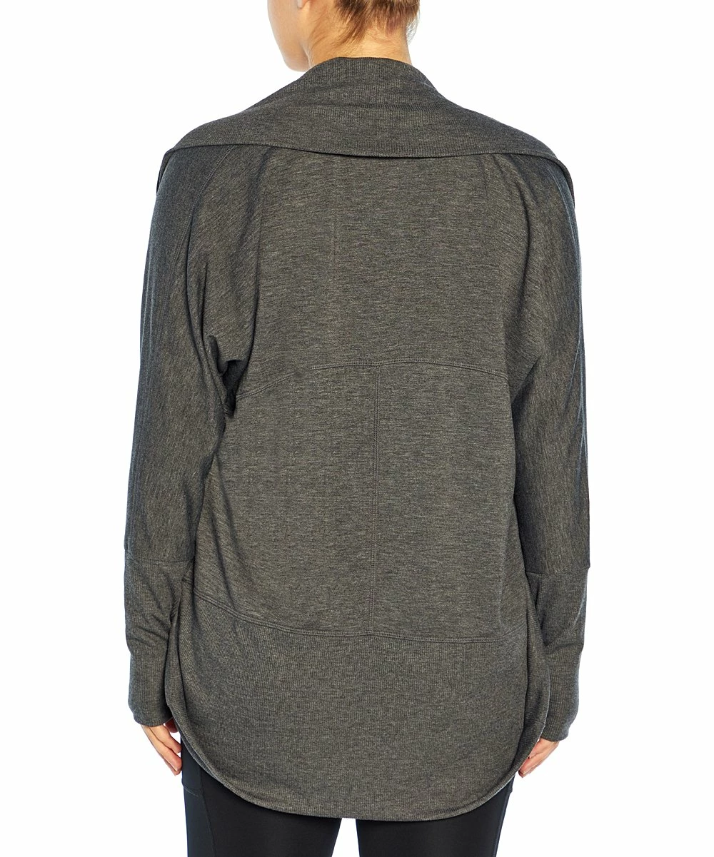 Marika | Heather Black Reset Cocoon Open Cardigan - Women 5 Marika | Heather Black Reset Cocoon Open Cardigan - Women - Image 3