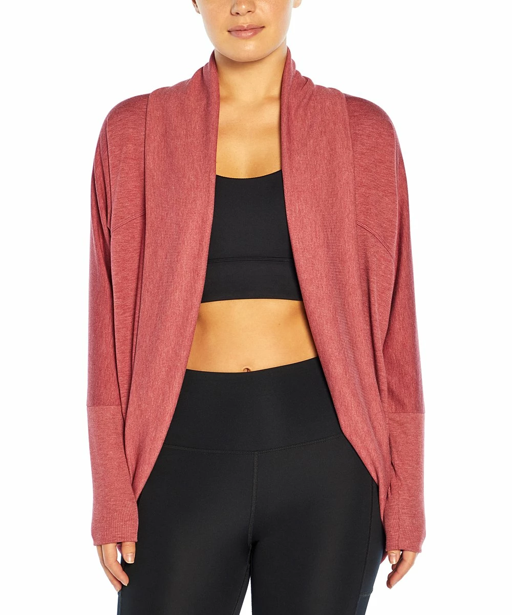 Marika | Heather Rhubarb Reset Cocoon Open Cardigan - Women 3 Marika | Heather Rhubarb Reset Cocoon Open Cardigan - Women