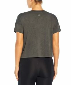 Marika | Black Tulip-Hem Switchback Scoop Neck Tee - Women -Outlet Marika Store zu102331043 alt 2 tm1641498917