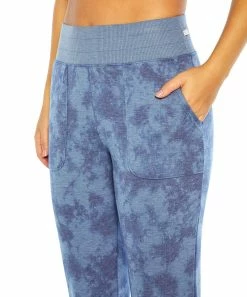 Marika | Navy & Blue Tie-Dye Cory 28'' High-Waist Pocket Joggers - Women