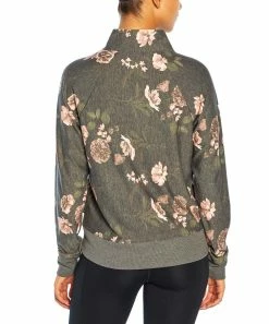 Marika | Gray & Mauve Floral Dara Pocket Quarter-Zip Jacket - Women 10 Marika | Gray & Mauve Floral Dara Pocket Quarter-Zip Jacket - Women -Outlet Marika Store zu102586805 alt 1 tm1641498395