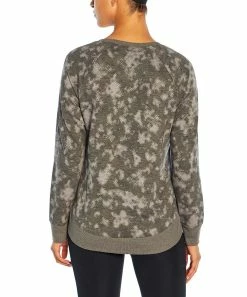 Marika | Black & Gray Abstract Camo Maison Tulip-Hem Scoop Neck Pullover - Women -Outlet Marika Store zu102594863 alt 2 tm1641498135