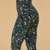 Marika | Gray & Teal Ikat Heart de Lux 27'' High-Waist Pocket Leggings - Women -Outlet Marika Store zu102594890 main tm1641498135
