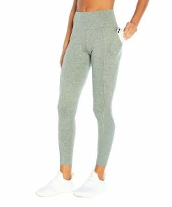 Marika | 27'' Heather Trooper Melange Sage Solace High-Waist Pocket Leggings - Women -Outlet Marika Store zu102594896 alt 2 tm1641498135