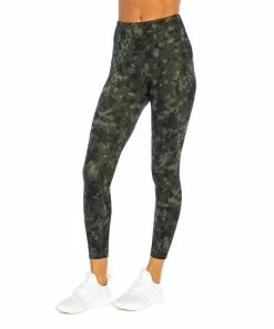 Marika | 25'' Pine Green & Brown Abstract Camo Nilly High-Waist Leggings - Women 10 Marika | 25'' Pine Green & Brown Abstract Camo Nilly High-Waist Leggings - Women -Outlet Marika Store zu102594977 alt 3 tm1641497946