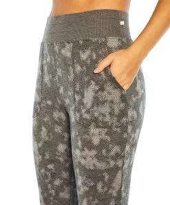 Marika | Gray Tonal Camo Cory 28'' High-Waist Pocket Joggers - Women