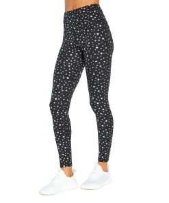 Marika | Black & Silvertone Starburst Foil 27'' Tracy Leggings - Women -Outlet Marika Store zu102943569 alt 2 tm1645641019