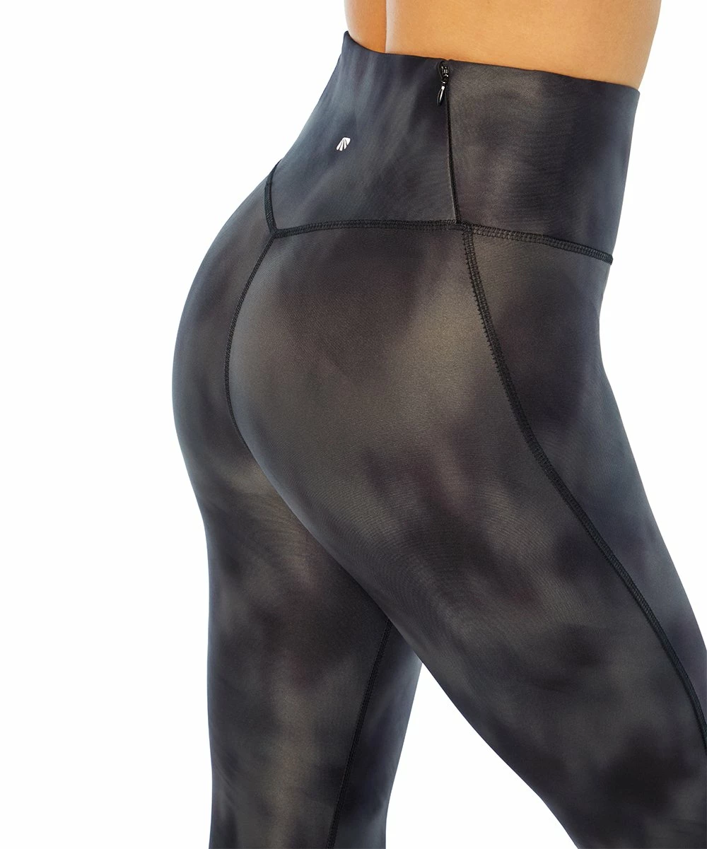 Marika | 27'' Black Soft Focus Ikat Jade Pocket Leggings - Women 4 Marika | 27'' Black Soft Focus Ikat Jade Pocket Leggings - Women - Image 2