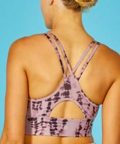 Marika | Elderberry Distressed Snake-Print Brooklyn Sports Bra -Outlet Marika Store zu103526814 main tm1651166925