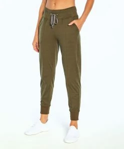 Marika | Grape Leaf Drawstring-Waist Mona Pocket 27'' Joggers - Women