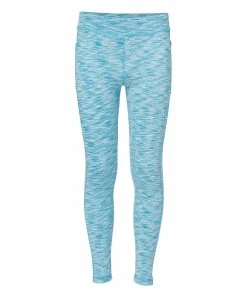 Marika | Blue Stripe Pocket Leggings - Girls
