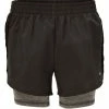 Marika | Black & Charcoal Heather 2-in-1 Shorts - Girls -Outlet Marika Store zu103736230 main tm1651088101