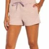 Marika | Heather Elderberry Relax Pocket 3" Drawstring Shorts - Women -Outlet Marika Store zu104088081 main tm1657557088