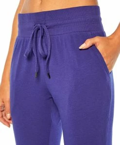 Marika | Navy Blue Spectrum Pocket 28" Drawstring Joggers - Women