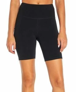 Marika | Black Ambie Pocket 7" Bike Shorts - Women