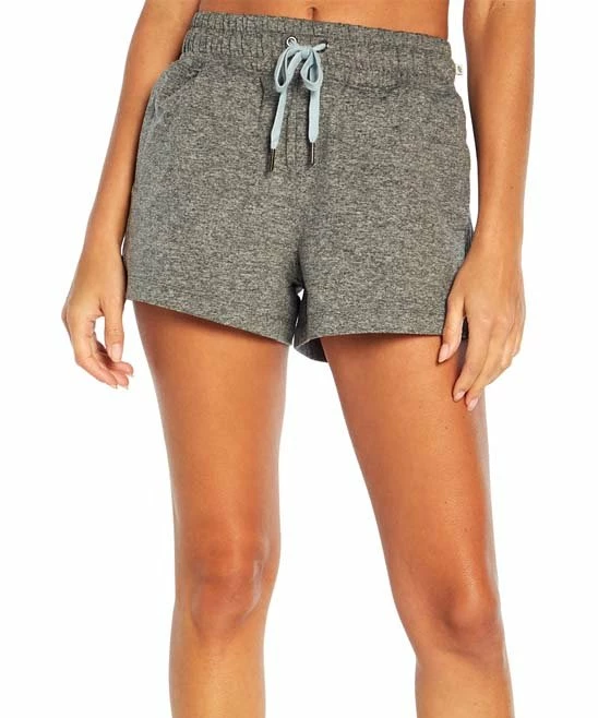 Marika | Heather Gray Relax Pocket 3" Drawstring Shorts - Women 3 Marika | Heather Gray Relax Pocket 3" Drawstring Shorts - Women
