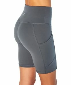 Marika | Turbulence Gray Olga Tummy-Control Pocket 9'' Bike Shorts - Women -Outlet Marika Store zu104120715 alt 1 tm1647255616