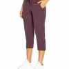 Marika | Plum Perfect Mona Drawstring Pocket 22" Capri Joggers - Women