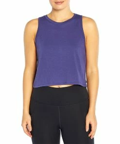 Marika | Navy Blue Spectrum Crop Tank - Women -Outlet Marika Store zu104120735 alt 2 tm1647255616