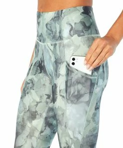 Marika | 25'' Trooper Watercolor Dip-Dye Sia Tummy-Control Ankle Pocket Legging - Women -Outlet Marika Store zu104120747 alt 1 tm1647255616