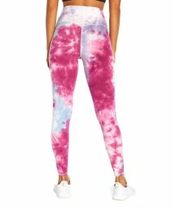 Marika | Festival Fuchsia & Crystal Tie-Dye Indie High-Waist Pocket 25" Ankle Leggings - Women -Outlet Marika Store zu104120758 alt 2 tm1647255616