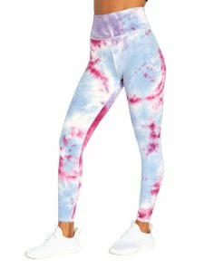 Marika | Festival Fuchsia & Crystal Tie-Dye Indie High-Waist Pocket 25" Ankle Leggings - Women -Outlet Marika Store zu104120758 alt 4 tm1647255616