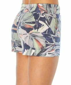 Marika | Orchid Tint Tropical Relax Pocket 3" Drawstring Shorts - Women -Outlet Marika Store zu104120794 alt 2 tm1657557088