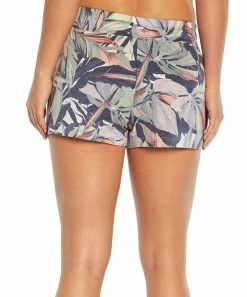 Marika | Orchid Tint Tropical Relax Pocket 3" Drawstring Shorts - Women -Outlet Marika Store zu104120794 alt 3 tm1657557088