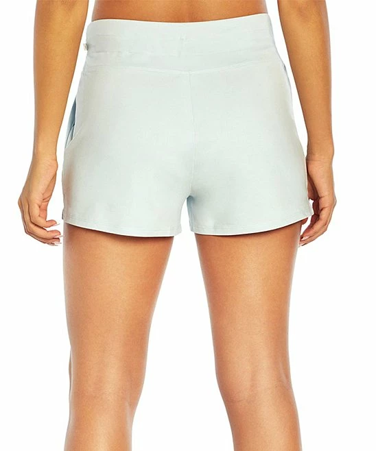 Marika | Baby Blue Mona Pocket 3" Drawstring Shorts - Women 5 Marika | Baby Blue Mona Pocket 3" Drawstring Shorts - Women - Image 3