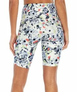 Marika | Butterfly Brushstroke Floral Brenda Pocket 9'' Tummy-Control Bike Shorts - Women -Outlet Marika Store zu104120819 alt 4 tm1657557088