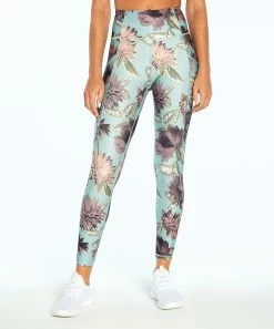 Marika | 25'' Blue Surf Peony Sia Tummy-Control Ankle Legging - Women -Outlet Marika Store zu104124375 alt 4 tm1647255616