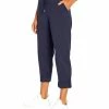 Marika | Midnight Blue Drawstring Pocket Stella 28'' Crop Pants - Women -Outlet Marika Store zu104339845 alt 1 tm1652382702